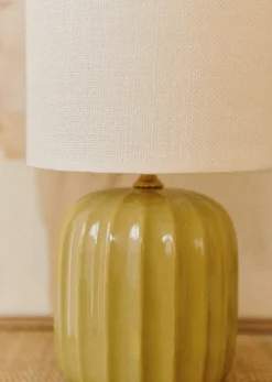 Outlet Sezane Lampe Traviata Kleines Modell - Grün Olive