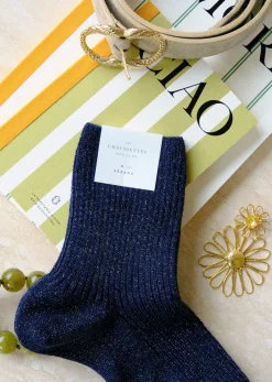 Online Sezane Lurex Socken