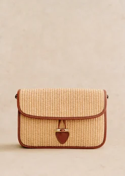 New Sezane Milo Vintage Tasche Textil Naturtextilie