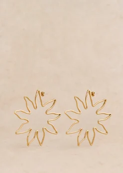 Outlet Sezane Ohrringe Daria Goldfarben