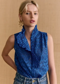 Outlet Sezane Ohrringe Daria Goldfarben