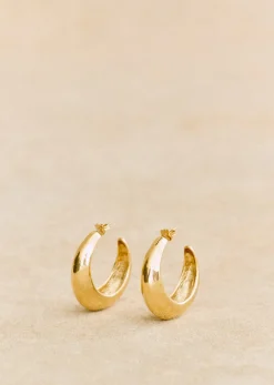 Clearance Sezane Ohrringe Roméo Goldfarben