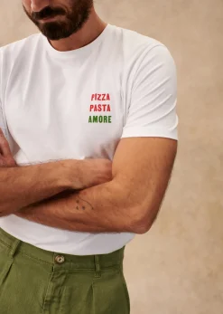 Discount Sezane Pizza Pasta Amore Weiß