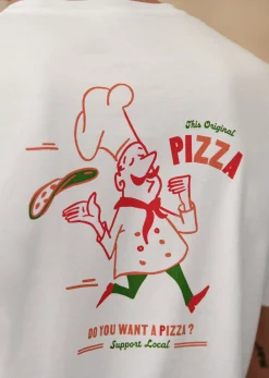 Discount Sezane Pizza Pasta Amore Weiß