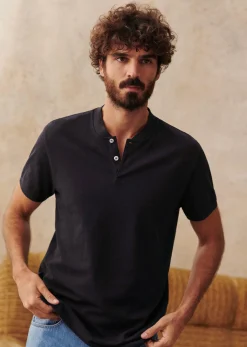 Outlet Sezane Polo-Shirt Graham Marine
