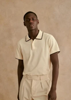 Discount Sezane Polo-Shirt Holborn Ecru