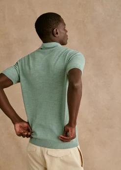 Hot Sezane Polo-Shirt Joan Hellblau