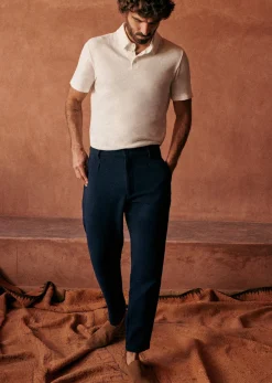 Discount Sezane Polo-Shirt Martin Ecru