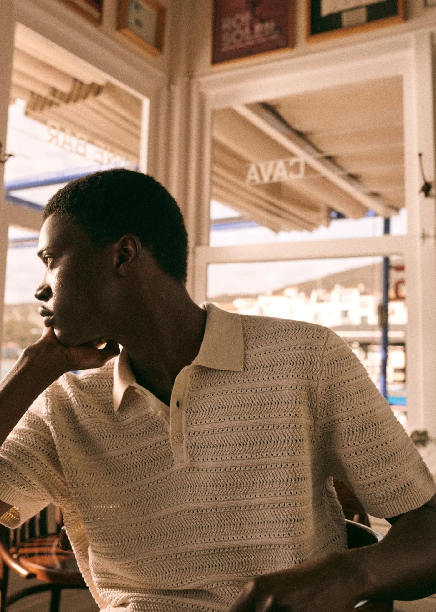 Best Sezane Polo-Shirt Pietro Ecru