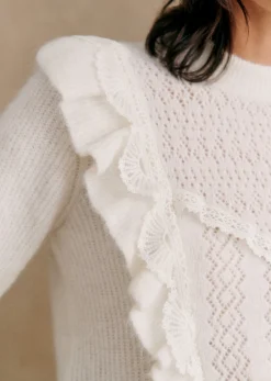 Sale Sezane Pullover Domi Ecru