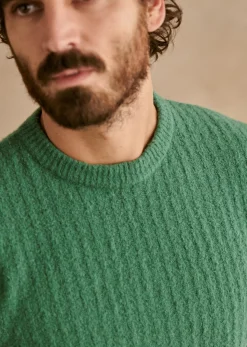 Online Sezane Pullover Huxley Grün