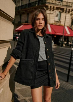 Outlet Sezane Rock Calvi Schwarz