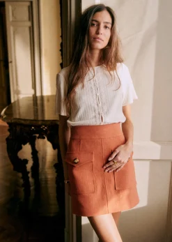 Online Sezane Rock Gillyne Ziegelstein