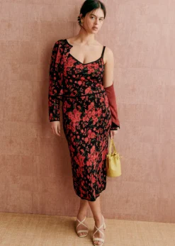 Online Sezane Rock Leona Rose Rot