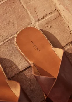 Hot Sezane Sandalen Craig Schokolade