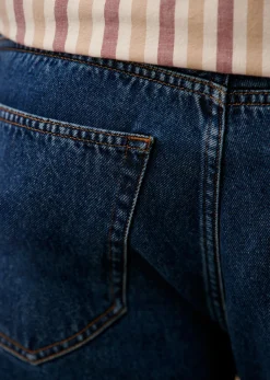 Outlet Sezane Short Elio Blau Denim