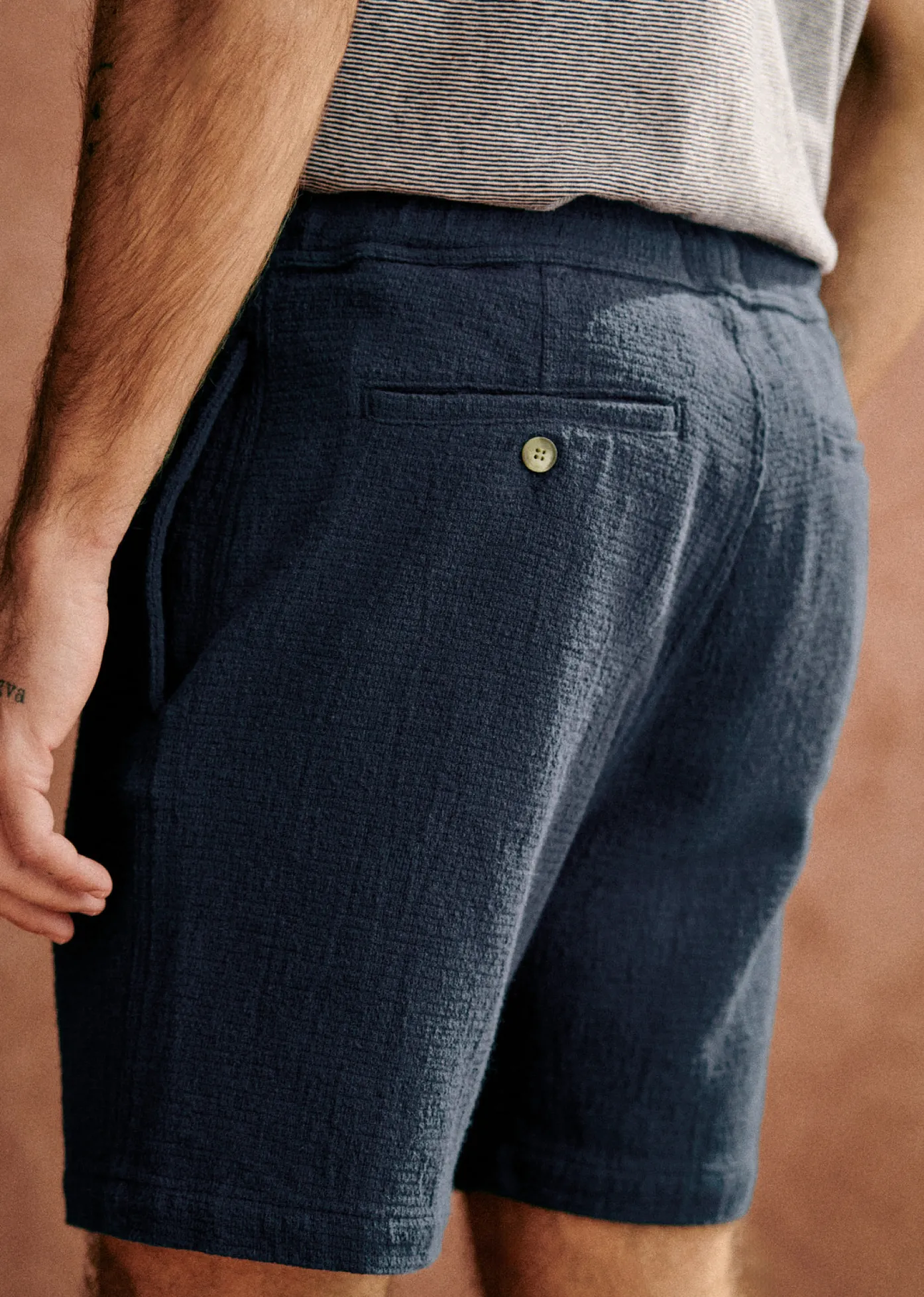 Online Sezane Short Priam Texturé