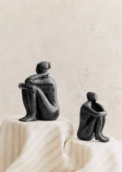 Discount Sezane Skulptur Guénolée Courcoux - Frau In Gedanken Großes Modell