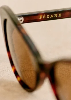 Sale Sezane Sonnenbrille Bianca