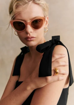 Sale Sezane Sonnenbrille Bianca