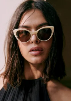 Sale Sezane Sonnenbrille Bianca