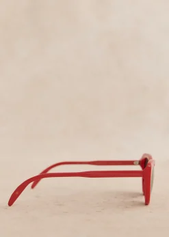 Sezane Sonnenbrille Bianca - Solidarische Kreation Rot