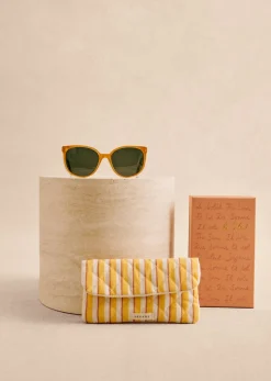 Outlet Sezane Sonnenbrille Romie Bernsteinfarben