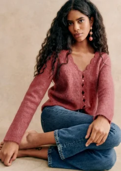 Online Sezane Strickjacke Anaelle
