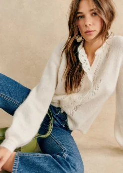 Discount Sezane Strickjacke Angie