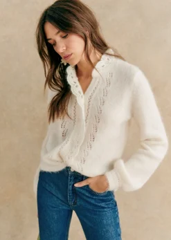 Discount Sezane Strickjacke Angie