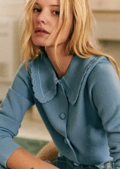Discount Sezane Strickjacke Bettany