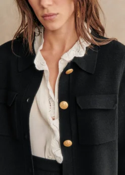 Clearance Sezane Strickjacke Betty