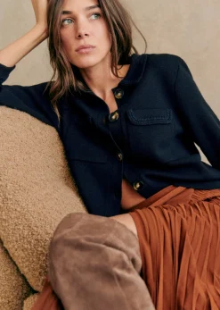 Clearance Sezane Strickjacke Betty