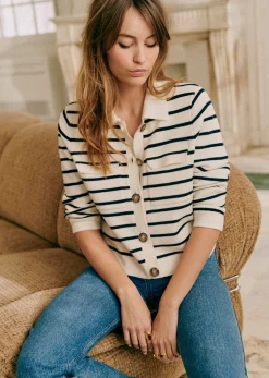 Clearance Sezane Strickjacke Betty