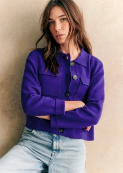 Clearance Sezane Strickjacke Betty