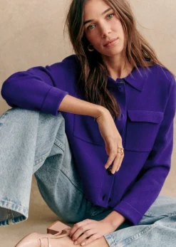 Clearance Sezane Strickjacke Betty