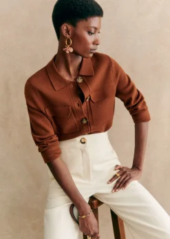 Clearance Sezane Strickjacke Betty