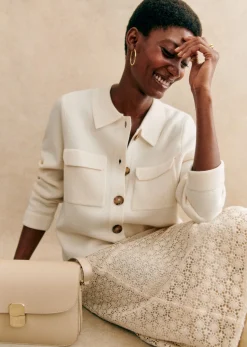Clearance Sezane Strickjacke Betty