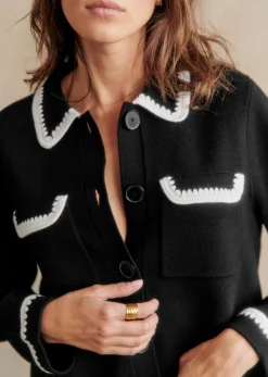 Clearance Sezane Strickjacke Betty