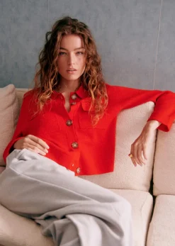 Clearance Sezane Strickjacke Betty