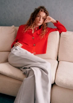 Clearance Sezane Strickjacke Betty