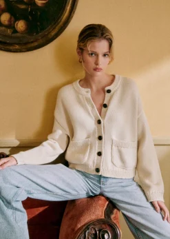 Clearance Sezane Strickjacke Titouan