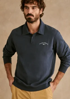 New Sezane Sweatshirt Athletics Club Marine