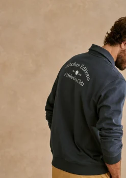 New Sezane Sweatshirt Athletics Club Marine