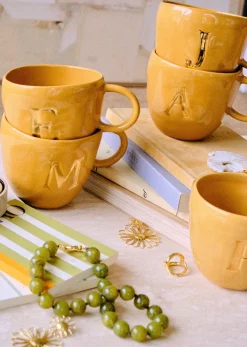 Discount Sezane Sézane Maison – Tasse Appolline – Ocker