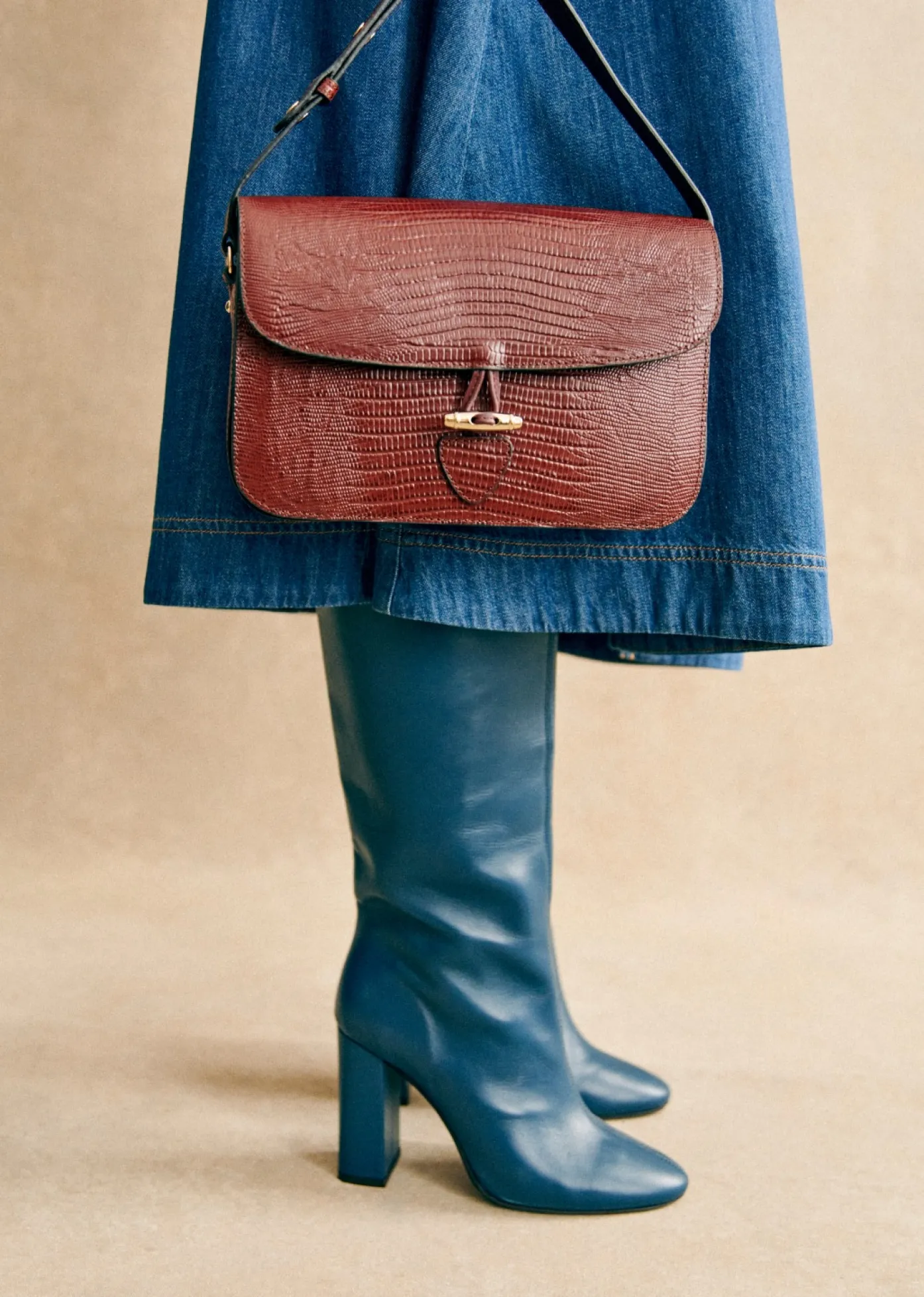 Online Sezane Tasche Milo Vintage