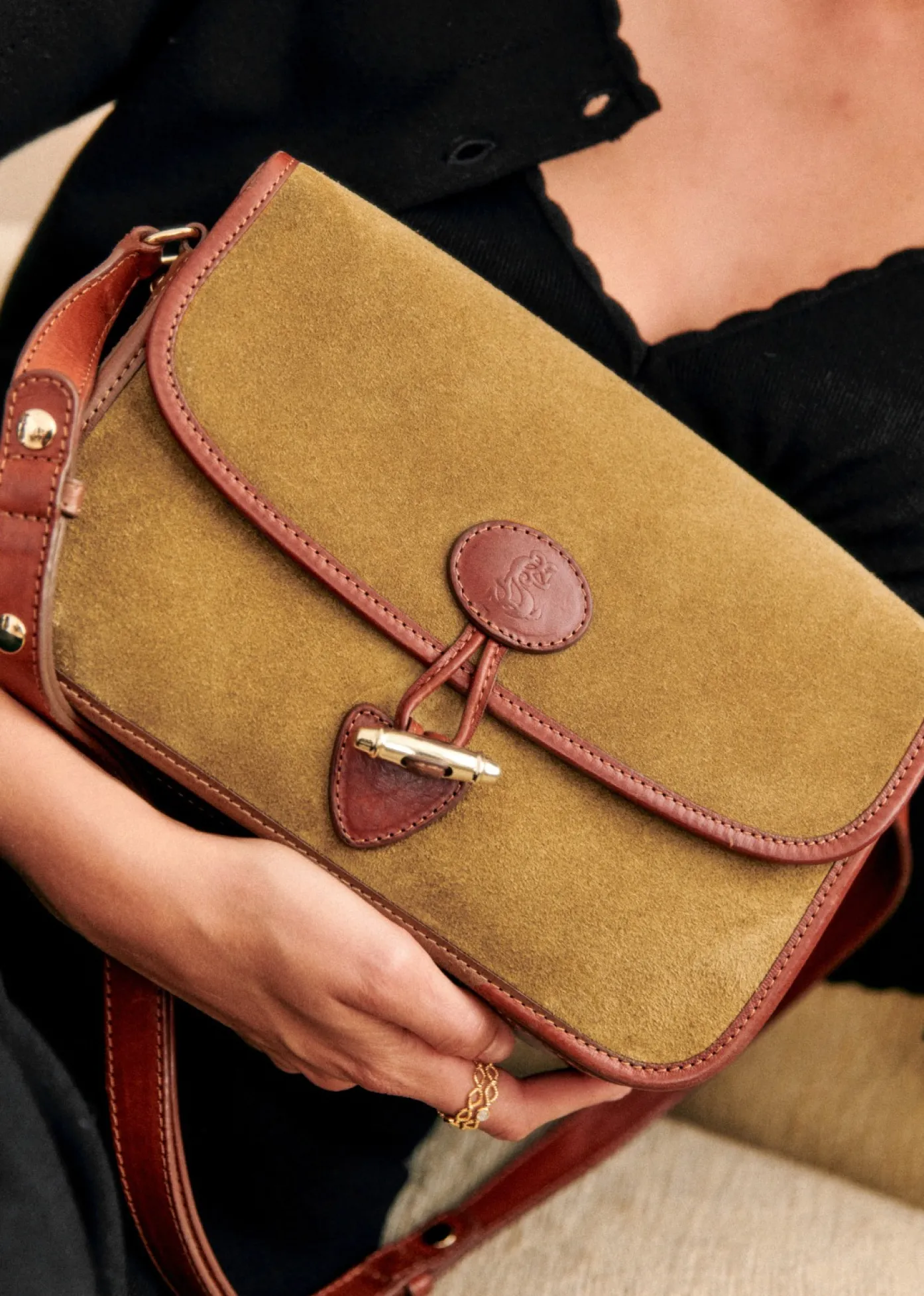 Online Sezane Tasche Milo Vintage