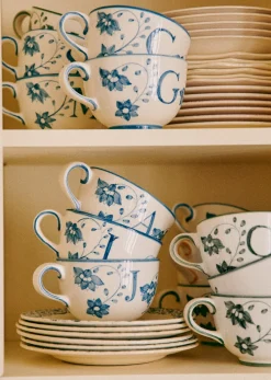 Clearance Sezane Tasse - Blau Orange