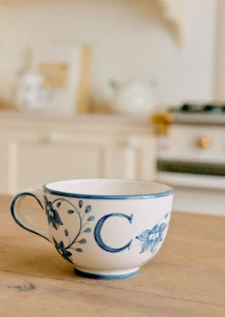 Clearance Sezane Tasse - Blau Orange