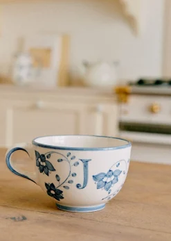 Clearance Sezane Tasse - Blau Orange
